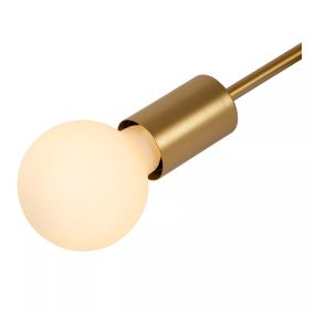 Lucide Lester - Deckenleuchte - 51 x 39 x 9 cm - matt gold