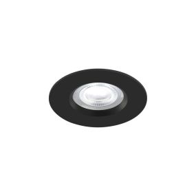 Nordlux Smart Don - Einbaustrahler - intelligente Beleuchtung - Ø 85 mm, Ø 72 mm Einbaugröße - 4.7W LED inkl. - IP65 - schwarz
