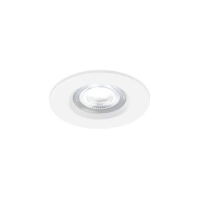 Nordlux Smart Don - Einbaustrahler - intelligente Beleuchtung - Ø 85 mm, Ø 72 mm Einbaugröße - 4.7W LED inkl. - IP65 - weiß