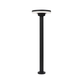 Nova Luce Suite - Gartenleuchte - Ø 18 x 60 cm - 12W LED inkl. - IP54 - schwarz