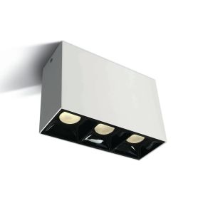 ONE Light Surface Shop Square Boxes - Deckenleuchte - 14,6 x 5,4 x 10 cm - 3 x 7W LED inkl. - weiß