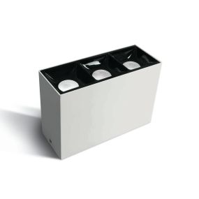 ONE Light Surface Shop Square Boxes - Deckenleuchte - 14,6 x 5,4 x 10 cm - 3 x 7W LED inkl. - weiß