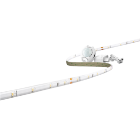 Century Italia Kit-Striscia - LED-Streifen mit Steckverbindung und 2 Sensoren - 0,8cm breit - 2 x 120cm Länge - 230V - 2,9W LED pro Meter - 30 LEDs pro Meter