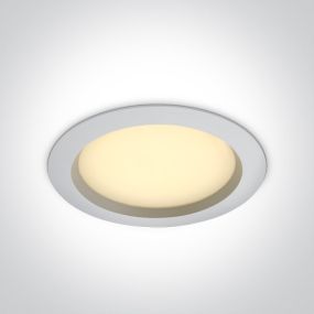 ONE Light Bathroom Downlights - Einbaustrahler - Ø 228 mm, Ø 210 mm Einbaumaß - 25W LED inkl. - IP54 - weiß - einstellbare Lichtfarbe