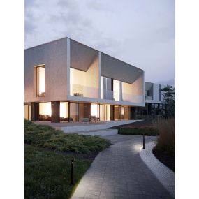 Nova Luce Nooi - Gartenleuchte - Ø 10,5 x 60 cm - 6W LED inkl. - IP65 - dunkel anthrazit
