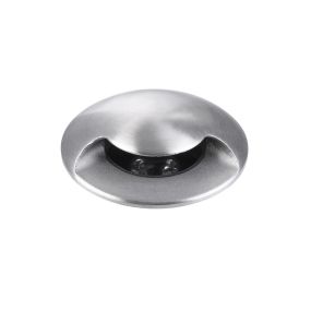 Nova Luce Bang - Bodenspot für den Außenbereich - Ø 42 mm, 37 mm Einbaumaß - 1W LED inkl. - IP67 - Nickel satiniert