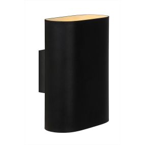 Lucide Ovalis - Wandleuchte - 16 x 8,5 x 20 cm - schwarz