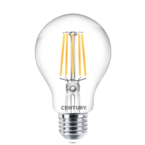 Century Italia Incanto - Ø 7,5 x 14 cm - E27 - 16W nicht dimmbar - 4000K - transparent