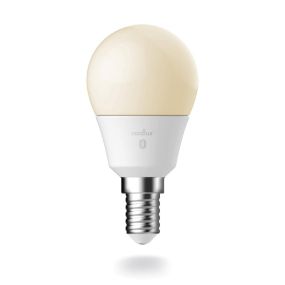 Nordlux Smart LED-Glühbirne - intelligente Beleuchtung - Ø 4,5 x 8,7 cm - E14 - 4,7W - Dimmfunktion und einstellbare Lichtfarbe per App - weiß