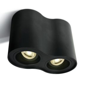 ONE Light GU10 Adjustable Cylinders - Aufbaustrahler 2L - 17,8 x 9,6 x 12,5 cm - schwarz