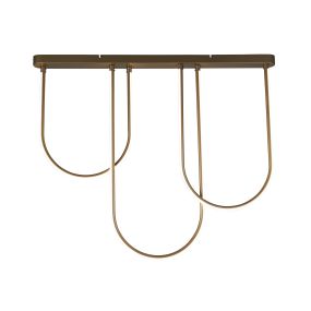 Searchlight Chime - Deckenleuchte - 100 x 92 cm - 35W dimmbare LED inkl - Bronze