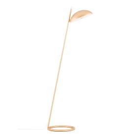 Nova Luce Flute - Stehleuchte - Ø 30 x 153 x 55 cm - 30W dimmbar LED inkl. - Sand Gold