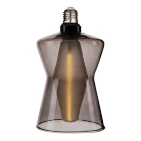 Nordlux Deko-Kegel - Ø 12 x 21,1 cm - E27 - 4,1W dimmbar - 2700K - geräuchert