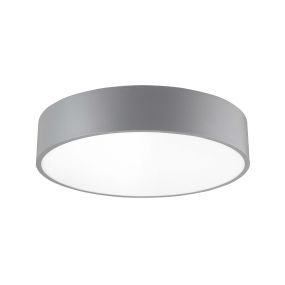 Nova Luce Roda - Deckenleuchte - Ø 40 x 10 cm - 30W LED inkl. - grau - warmweiße Lichtfarbe