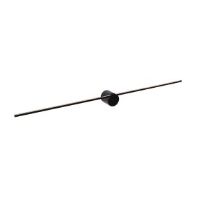 Lucide Mizar - Wandleuchte - 90 x 7,2 x 6,5 cm - 10W LED inkl. - IP44 - schwarz