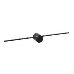 Lucide Mizar - Wandleuchte - 60 x 7,2 x 6,5 cm - 6W LED inkl. - IP44 - schwarz
