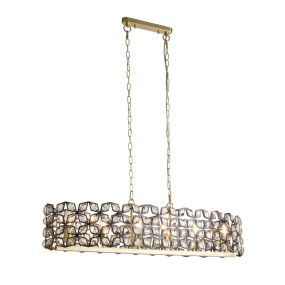 Searchlight Iris - Pendelleuchte - 100 x 30 x 150 cm - gold