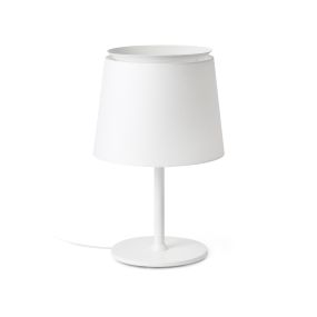 Faro Savoy - Tischleuchte - Ø 32 x 51 cm - weiß