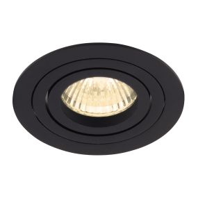 Maxlight Signal I - Einbaustrahler 1L - Ø 90 mm, Ø 75 mm Einbaugröße - schwarz