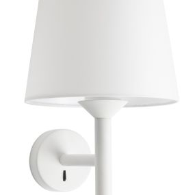 Faro Savoy - Wandleuchte - 23 x 18,5 x 39,2 cm - matt weiß