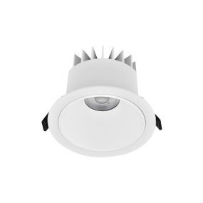Nova Luce Brady - Einbaustrahler - Ø 14 x 9 cm - Ø 130 mm Einbaumaß - 20W LED inkl. - IP67- weiß