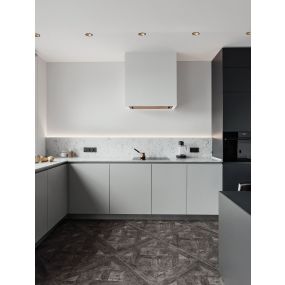 Nova Luce Luela - Einbaustrahler - Ø 85 mm - Einbaugröße 75 mm - 13W LED inkl. - schwarz und gold -3000K