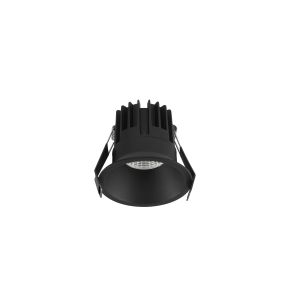 Nova Luce Luela - Einbaustrahler - Ø 85 mm - Einbaumaß 75 mm - 13W LED inkl. - schwarz - 3000K