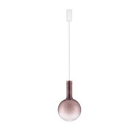 Nova Luce Nostos - Hängelampe - Ø 25 x 170 cm - 6W dimmbar LED inkl. - braun und gold