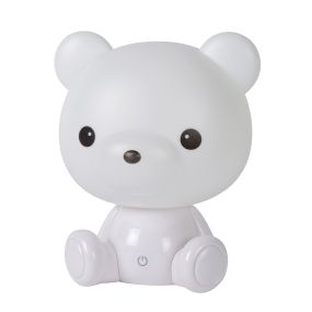 Lucide Dodo Bear - Kinderlampe - 25 cm - 3W dimmbare LED inkl. - weiß