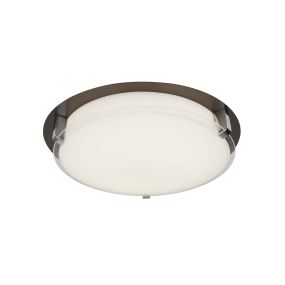 Searchlight Edinburgh - Deckenleuchte - Ø 36 x 8 cm - 18W LED inkl. - braun