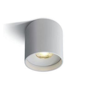 ONE Light LED Fashion Cylinders - Aufbaustrahler 1L - Ø 10 x 10 cm - 22W LED inkl. - weiß