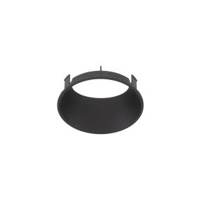 Nova Luce Wall Washer - Abdeckung für Einbaustrahler verstellbar - schwarz