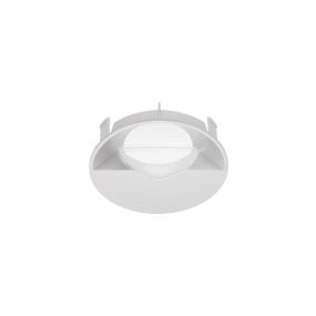 Nova Luce Wall Washer - Abdeckung für Einbaustrahler mit Blendschutz - matt silber