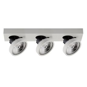 VK Lighting Kylos - Aufbaustrahler 3L - 50,5 x 12 x 12,9 cm - weiß
