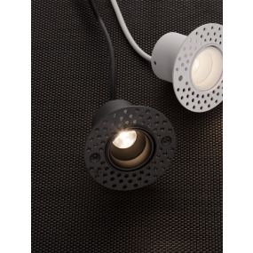 Nova Luce Uho - Einbaustrahler - Ø 68 mm - Einbaugröße 40 mm - inkl. 3W LED - schwarz