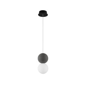 Nova Luce Zero - Hängeleuchte - Ø 10 x 120 cm - grau