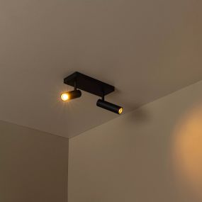 Lucide Grado - Aufbaustrahler 2L - 25 x 10 x 23 cm - schwarz