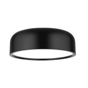 Nova Luce Perleto - Deckenleuchte - Ø 35 x 13 cm - schwarz