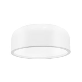 Nova Luce Perleto - Deckenleuchte - Ø 35 x 13 cm - weiß