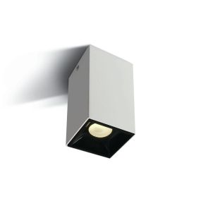 ONE Light Surface Shop Square Boxes - Aufbaustrahler 1L - 5,4 x 5,4 x 10 cm - 7W dimmbare LED inkl - weiß