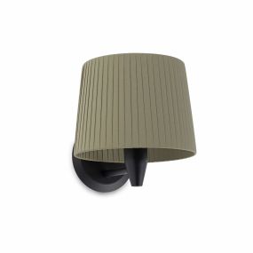 Faro Samba Black - Wandleuchte - ø 21,5 x 17 cm - grün