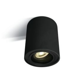 ONE Light GU10 Adjustable Cylinders - Aufbaustrahler 1L - Ø 9,6 x 12,5 cm - schwarz
