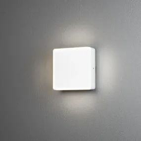 Konstsmide Cesena - außenwandleuchte mit sensor - 17,5 x 4,5 x 17,5 cm - 10W LED inkl. - IP54 - weiß