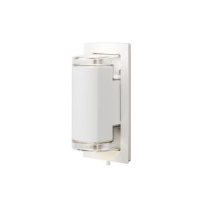 Konstsmide Potenza - außenwandleuchte - 11,5 x 10 x 22,5 cm - IP54 - weiß
