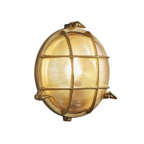 Nordlux Polperro - Außenwandleuchte - Ø 19,5 x 9,3 cm - IP64 - Messing