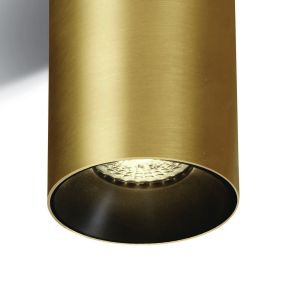 ONE Light Chill Out Cylinder GU10 - Aufbaustrahler 1L - Ø 7,5 x 13,5 cm - Messing gebürstet