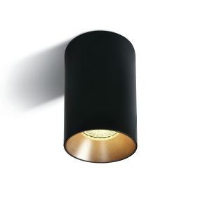 ONE Light Chill Out Cylinder GU10 - Aufbaustrahler 1L - Ø 7,5 x 13,5 cm - schwarz