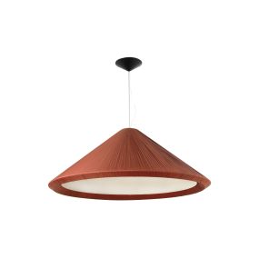 Faro Saigon-in - Pendelleuchte - Ø 130 x 76 cm - bordeauxrot