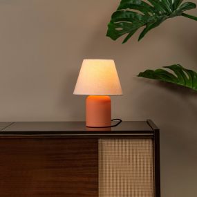 Lucide Macia - Tischleuchte - Ø 20 x 27 cm - terracotta