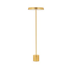 Nova Luce Vetro - Stehleuchte - Ø 40 x 136 cm - 33W  LED inkl. - Gold satiniert